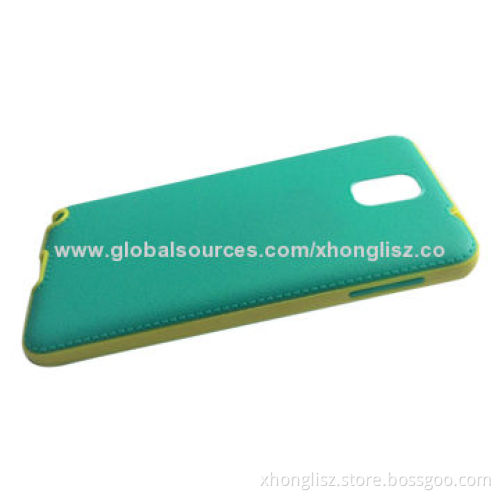 High-valued Suede PU/TPU Bumper Case for Samsung Note 3, OEM Orders Highly Welcomed